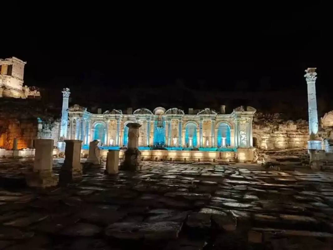 Sagalassos Antik Kenti Gece Müzeciliğine Hazırlanıyor! Işıklarla Büyüledi 5